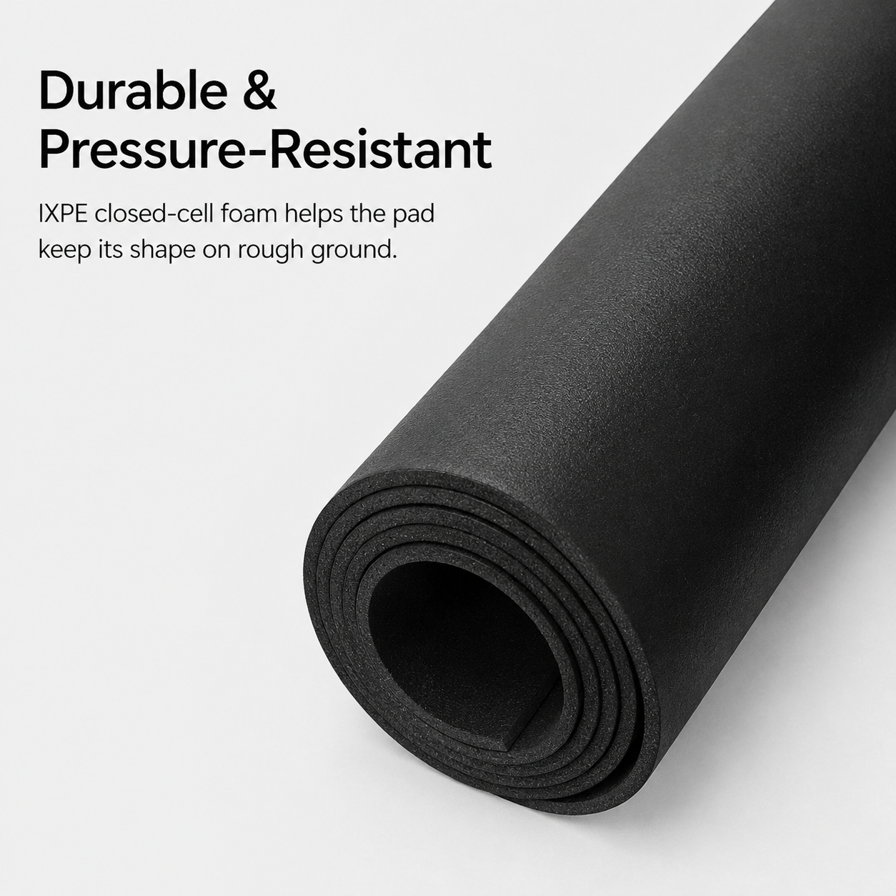 Durable pressure resistant IXPE closed cell foam camping pad detail