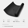 Black IXPE closed cell foam ground pad size M 3 mm 182 x 53.5 cm 95 g