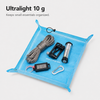 Ultralight 10 gram Dyneema DCF camp organizer tray holding small essentials