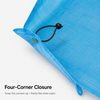 Four corner closure detail on Dyneema DCF 1.6 gear tray
