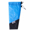 Ice Blue Black Dyneema DCF 1.6 tent stake bag SKU image