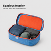 Soft fleece pillow surface on ultralight storage bag