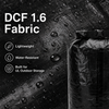 Water-resistant Dyneema DCF 1.6 fabric texture with droplets