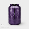 Night Purple 12L Dyneema DCF roll-top storage bag Dia 20 by H 40 cm
