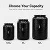 Three sizes of Dyneema roll-top storage bag 6.5L 9L 12L
