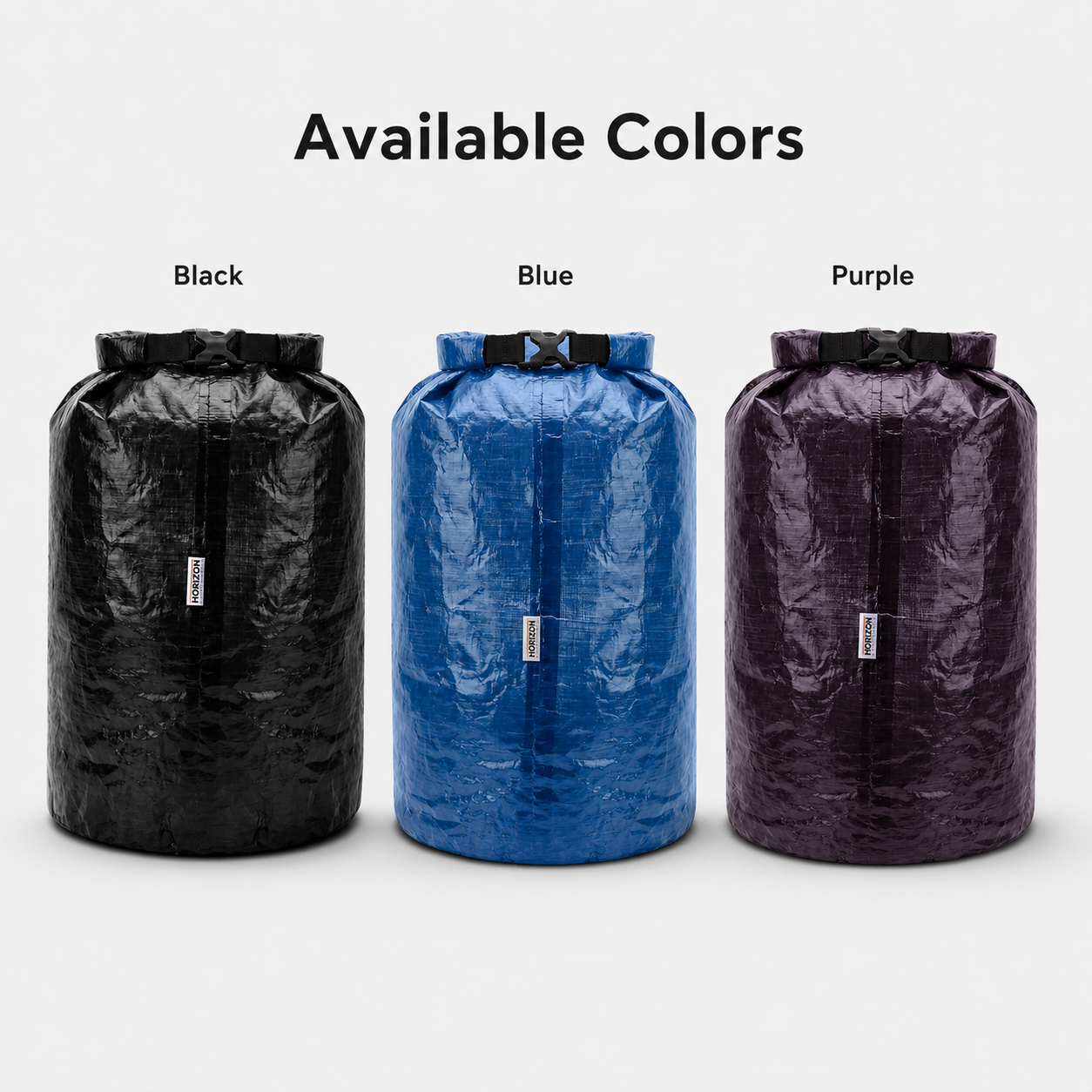 Black Blue Night Purple Dyneema DCF 1.6 storage bags