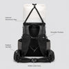 Internal aluminum stay support ultralight backpack back panel