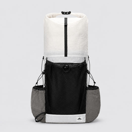 Horizon Ridge Gear Dyneema DCH 55L ultralight backpack white