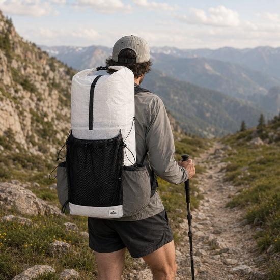 Trail-ready 55L ultralight backpack for thru hiking