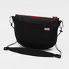 Black Ultra 200 crossbody bag with Dyneema stretch front pocket