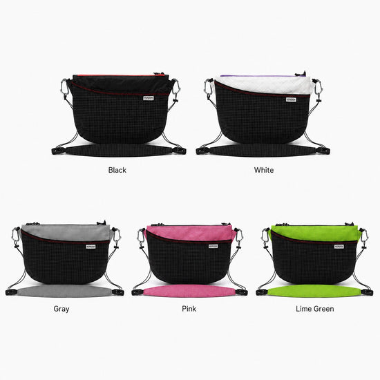Five color SKU lineup of Horizon Ridge Gear UL crossbody bags