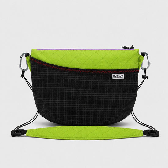 Lime Green Ultra 200 crossbody bag for hiking and commute