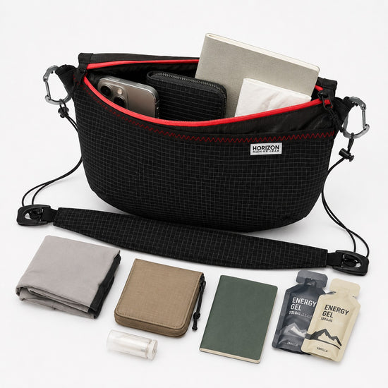 Ultra 200 UL crossbody sling bag with everyday carry essentials