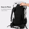 L size black 3D honeycomb backpack ventilation back panel install