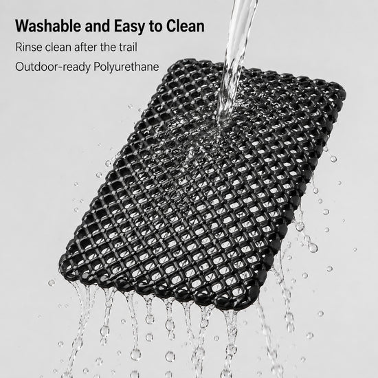 M size black 3D honeycomb backpack ventilation back panel care