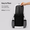 M size black 3D honeycomb backpack ventilation back panel install