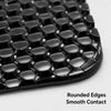 S size black 3D honeycomb backpack ventilation back panel edge