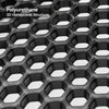 S size black 3D honeycomb backpack ventilation back panel material