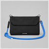 Black OCE GEAR crossbody organizer bag color option with blue rope strap