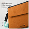 Water-resistant nylon ripstop texture on OCE GEAR crossbody organizer bag