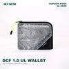 OCE GEAR Dyneema DCF1.0 ultralight wallet black grey front view