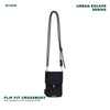 OCE GEAR Flip Fit RFID crossbody phone bag in black