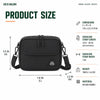 OCE GEAR mini crossbody bag size guide 7.8 by 2.3 by 5.9 inches