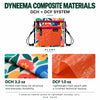 OCE GEAR DCH 3.2 oz and DCF 1.0 oz Dyneema composite material construction