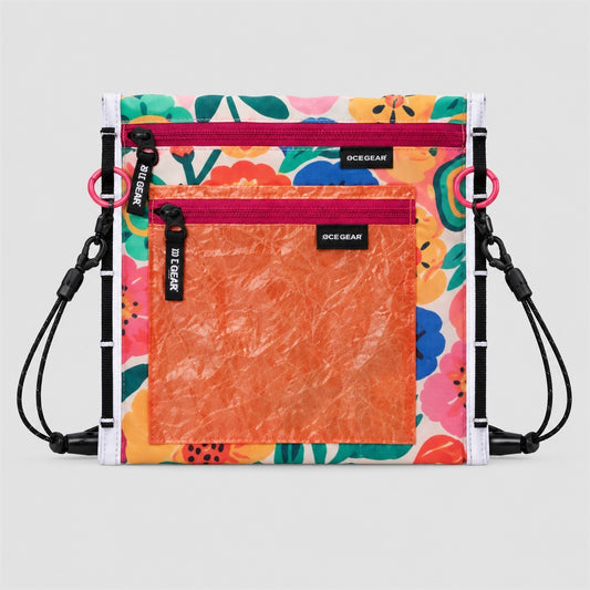 OCE GEAR Plant modular crossbody pouch with orange detachable DCF front pouch