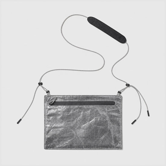 OCE GEAR OG-2434 Dyneema ultralight crossbody pouch in Silver Gray