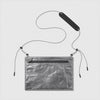 Silver Gray OCE GEAR Dyneema crossbody pouch with removable strap