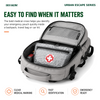 OCE GEAR emergency pouch stored inside a backpack for quick identification
