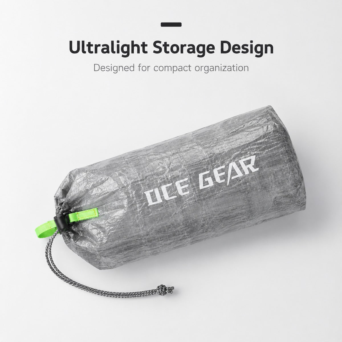 OCE GEAR Medium Dyneema stuff sack brand detail