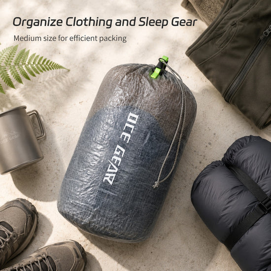 Medium stuff sack for clothing and gear organization