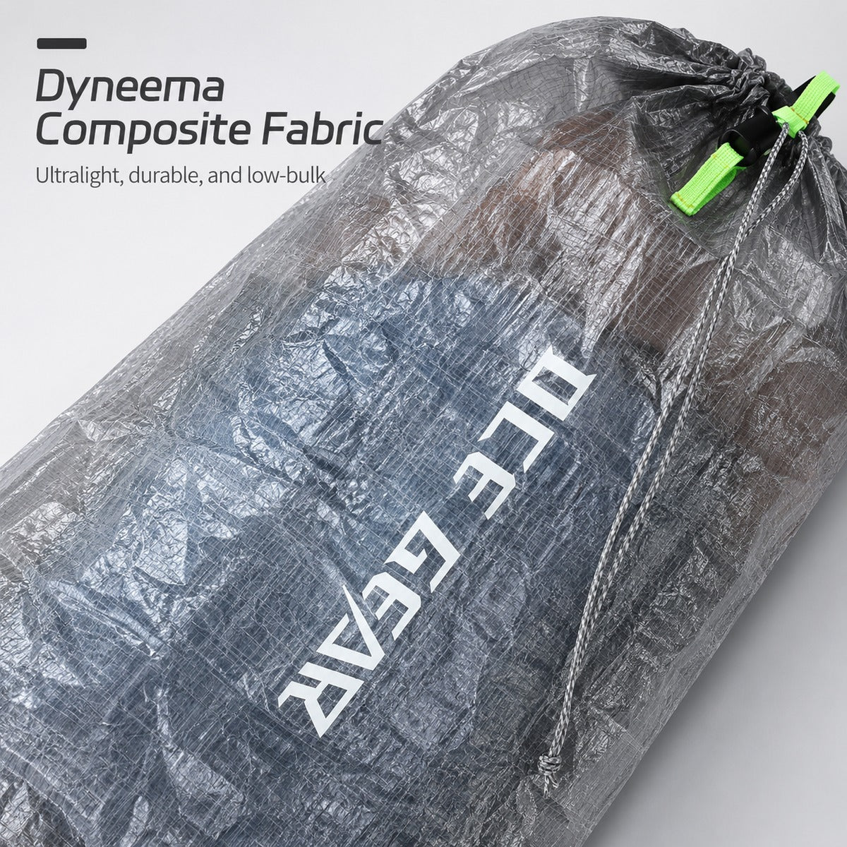 Medium stuff sack Dyneema Composite Fabric detail