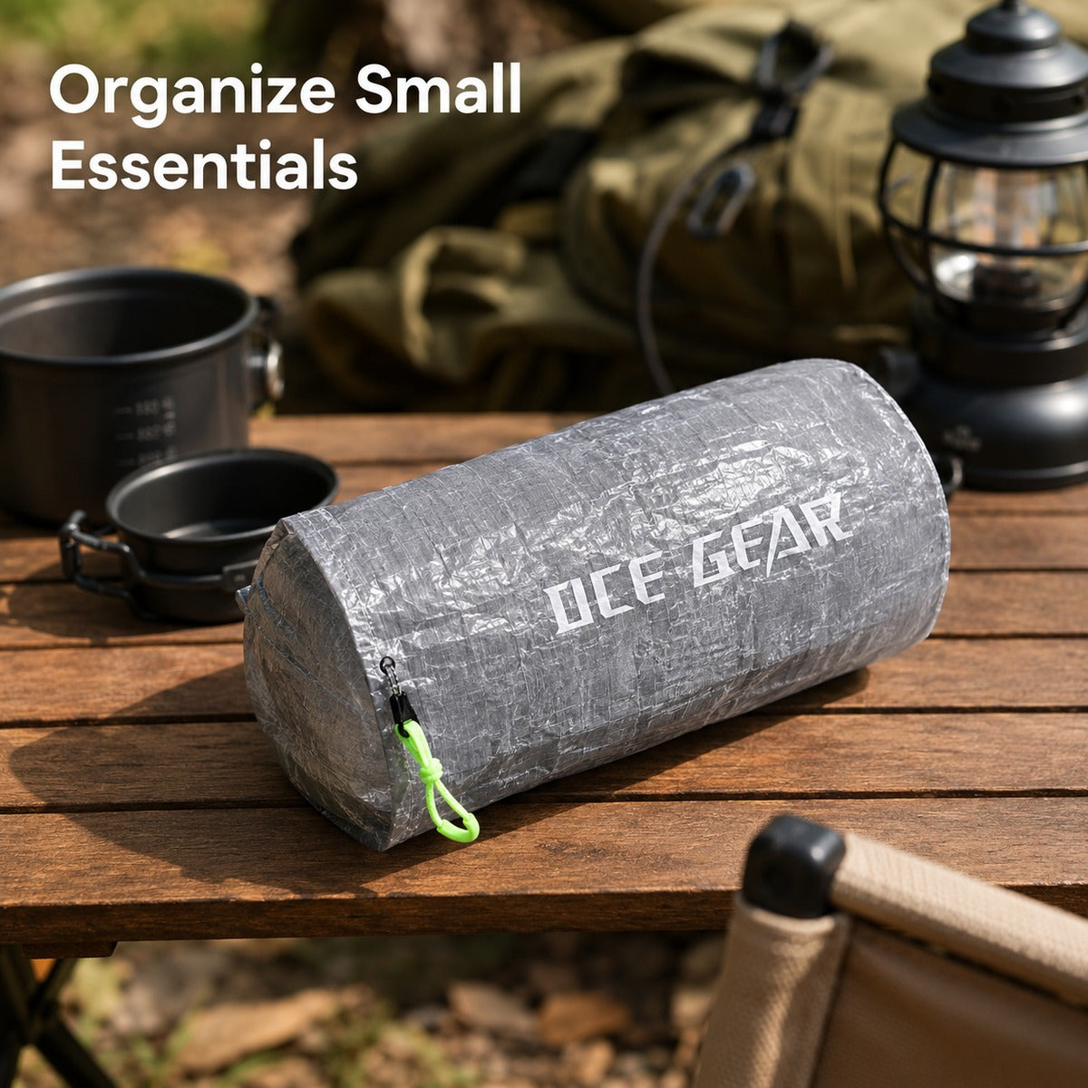 Small stuff sack for compact gear organization