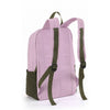 Back-side view showing padded shoulder straps, olive webbing, and black adjustment buckles