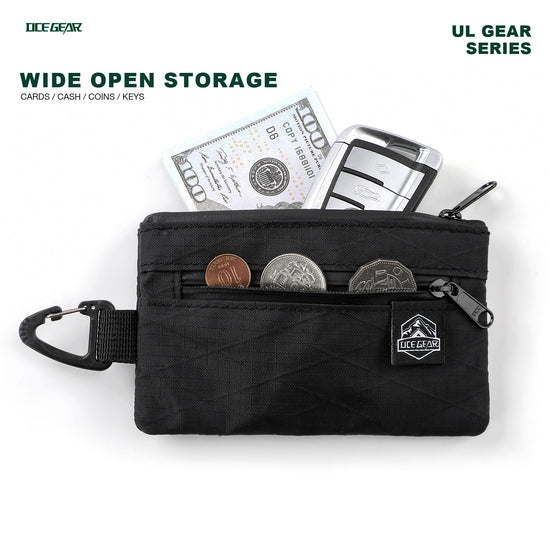 X-Pac mini wallet with wide opening main storage compartment