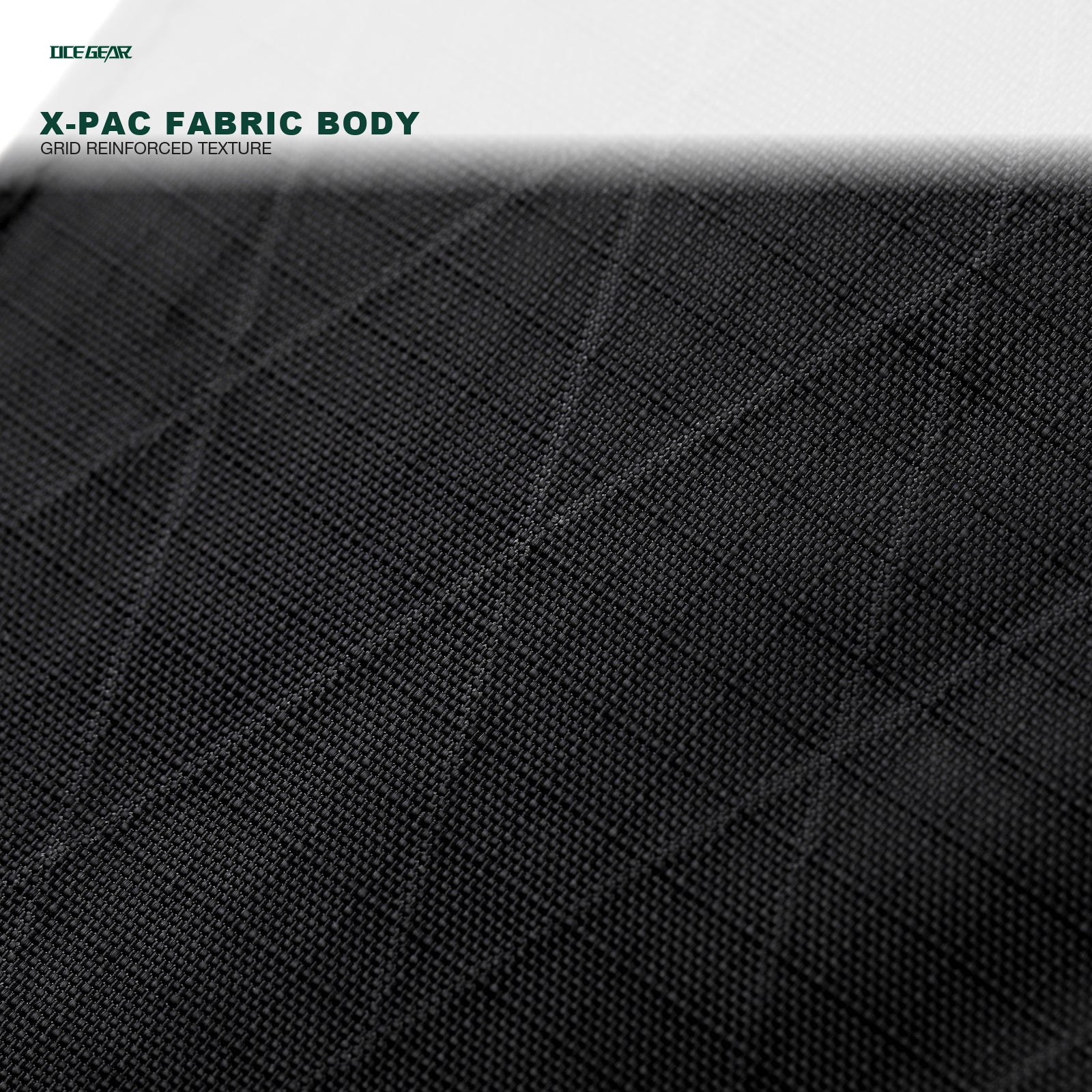 X-Pac fabric body detail on OCE GEAR EDC mini wallet