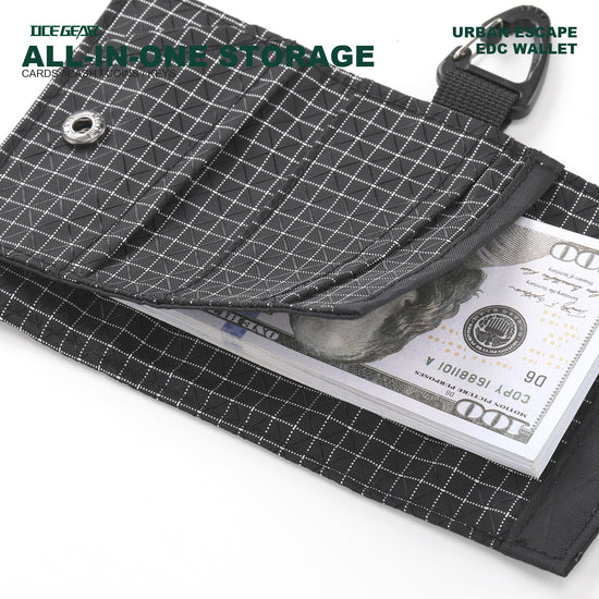 OCE GEAR OG-2501 compact wallet for cards coins cash and keys