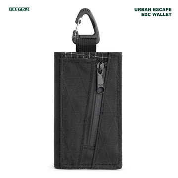 OCE GEAR X-Pac lightweight tri-fold mini wallet in black