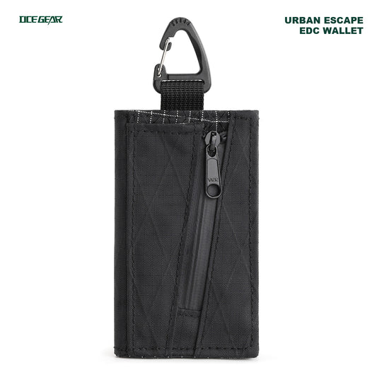 OCE GEAR X-Pac lightweight tri-fold mini wallet in black