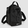 OCE GEAR black 750ml water bottle sling bag front view