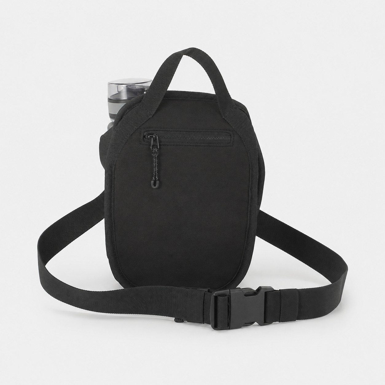 Rear zip pocket on OCE GEAR water bottle sling bag
