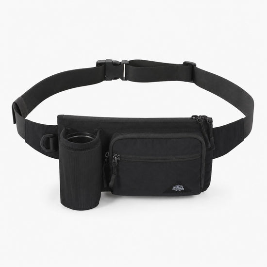 OCE GEAR 750ml water bottle waist pack black front view