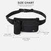 27 by 6 by 4 cm OCE GEAR bottle waist pack size chart