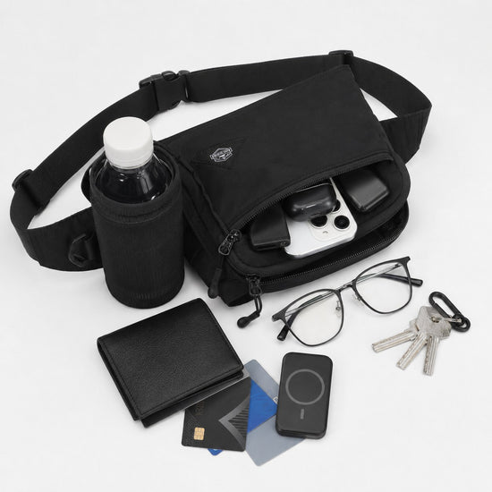 OCE GEAR waist pack carrying bottle phone keys and daily essentials