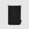 Back zipper pocket on RFID travel phone sacoche pouch