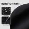 Water repellent matte nylon ripstop fabric detail on RFID travel pouch