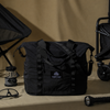 OCE GEAR 2-in-1 packable travel duffel tote bag black lifestyle view